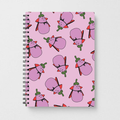 Vampire Vegetable Pattern - Halloween Notebook