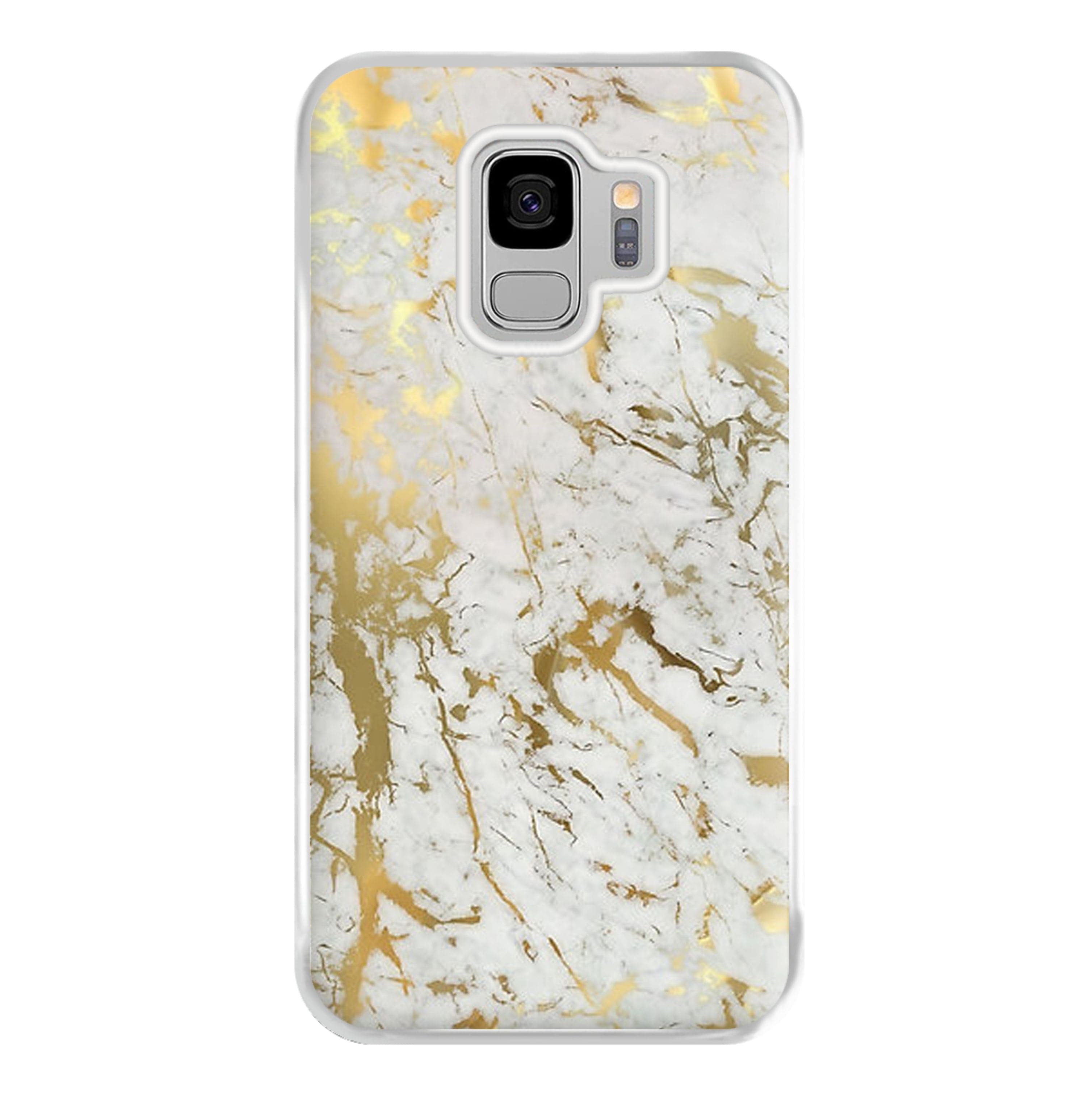 Gold Marble Splatter Phone Case