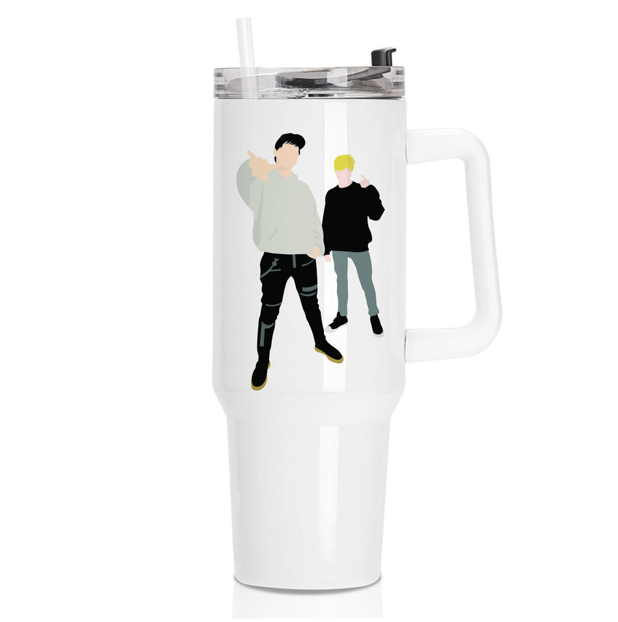 Standing - Sam And Colby Tumbler