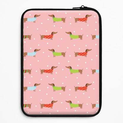 Christmas Jumpers Dachshund Pattern Universal Laptop Sleeve