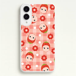 Strawberry Angel Pattern Galaxy S25 Edge Case