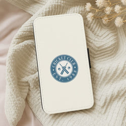 Cricket Badge Leather Phone Case