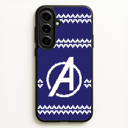 Superhero Team Blue Christmas Jumper  Galaxy A56 Case
