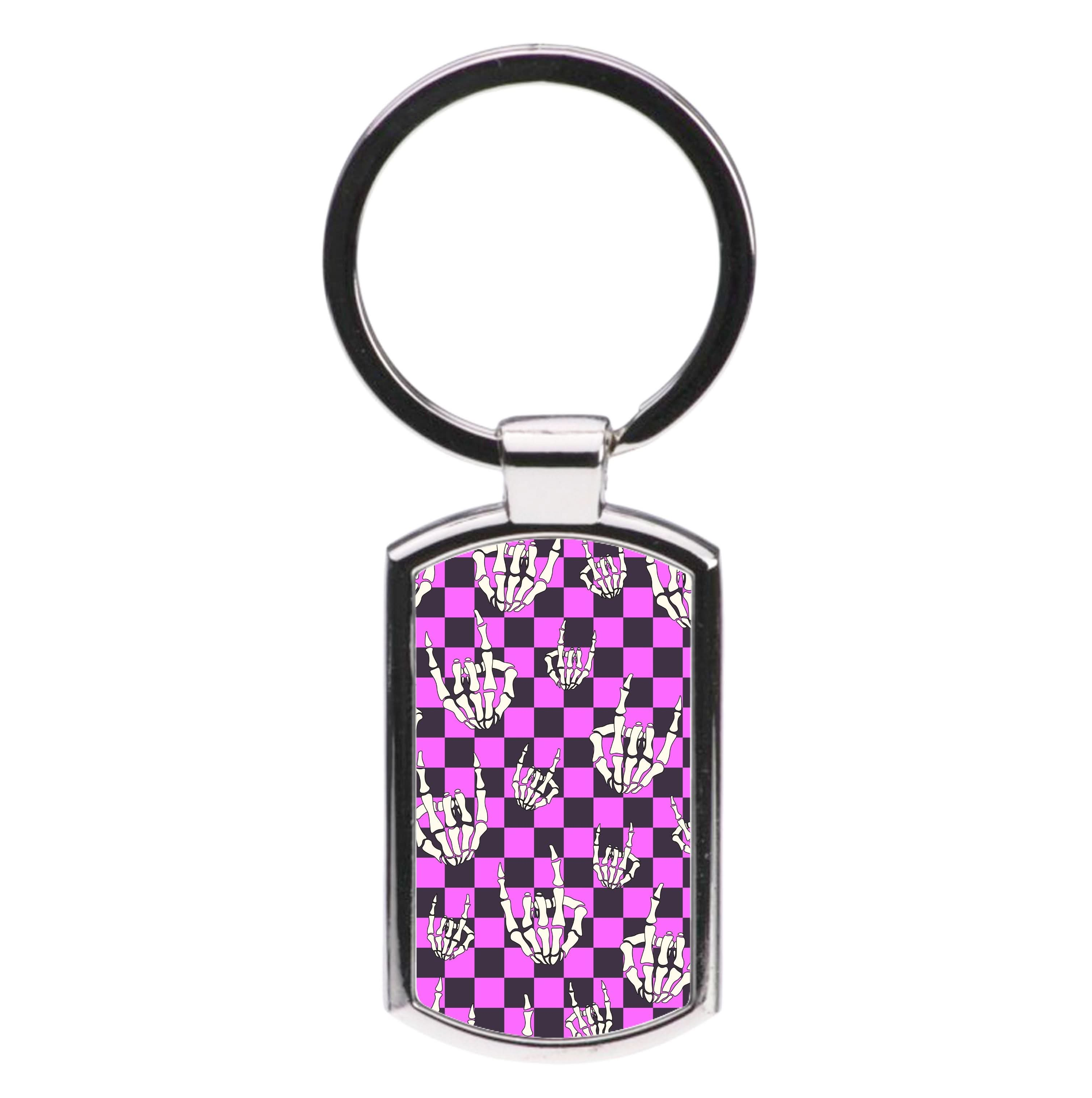 Rock On Skeleton Luxury Keyring