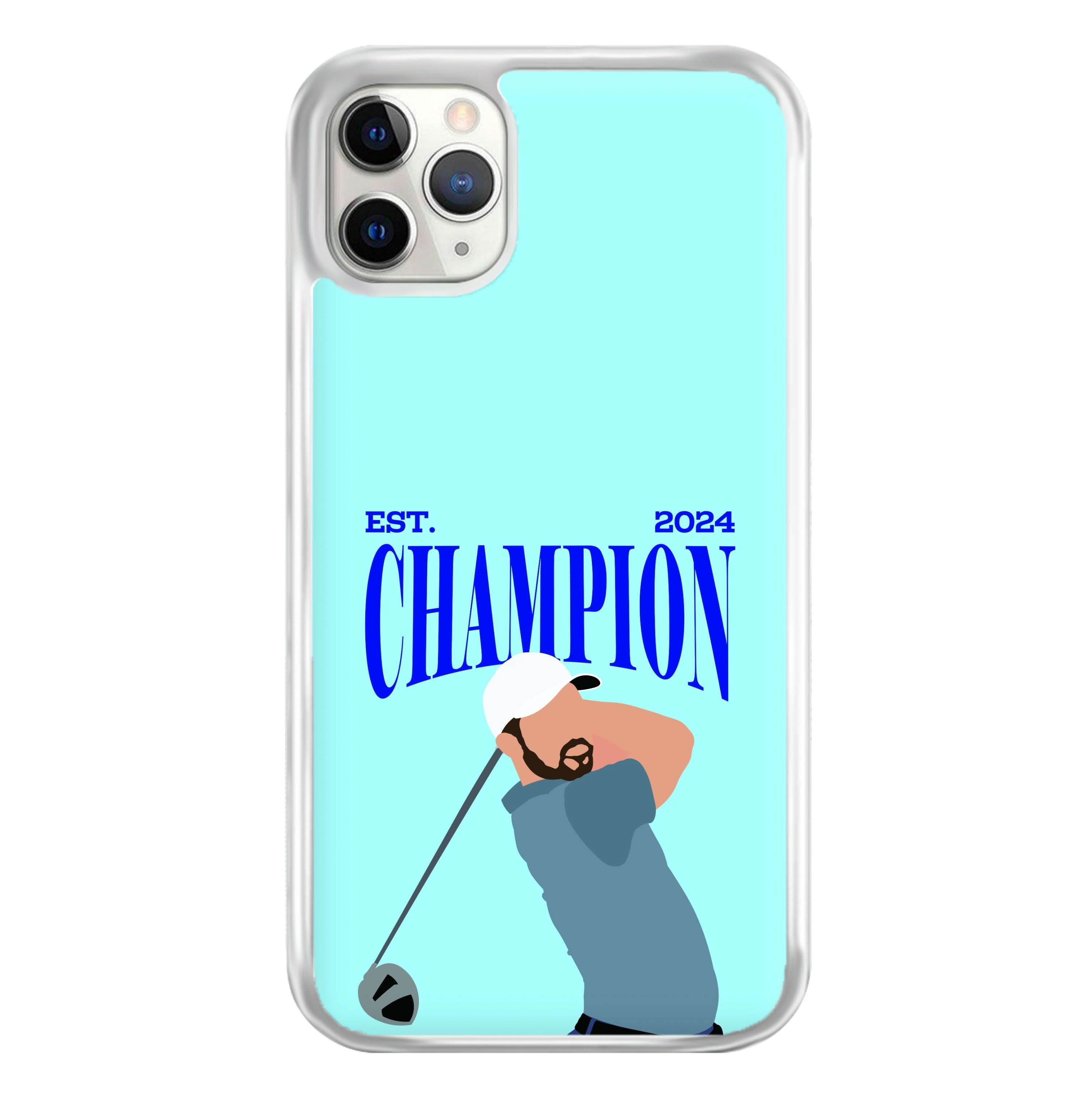 Schauffele Champion 2024 Phone Case