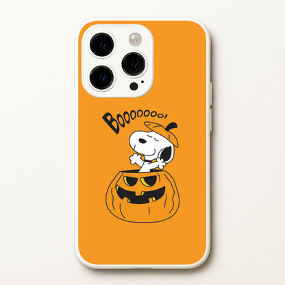 Cartoon Beagle Pumpkin iPhone 14 Pro Max Case