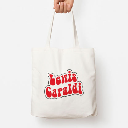 Red Name Tote Bag