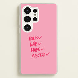 Heels, Nails, Blade, Mascara Galaxy S25 Ultra Case