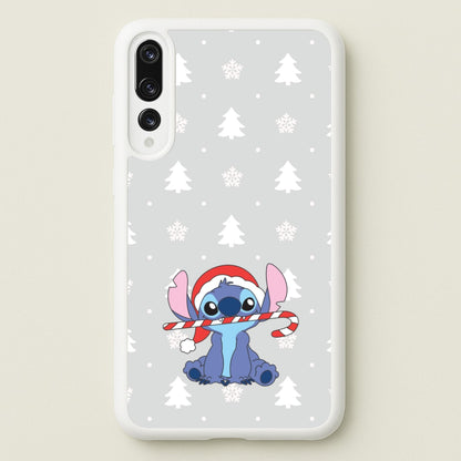 Cute Blue Alien Candycane Huawei P20 Pro Case