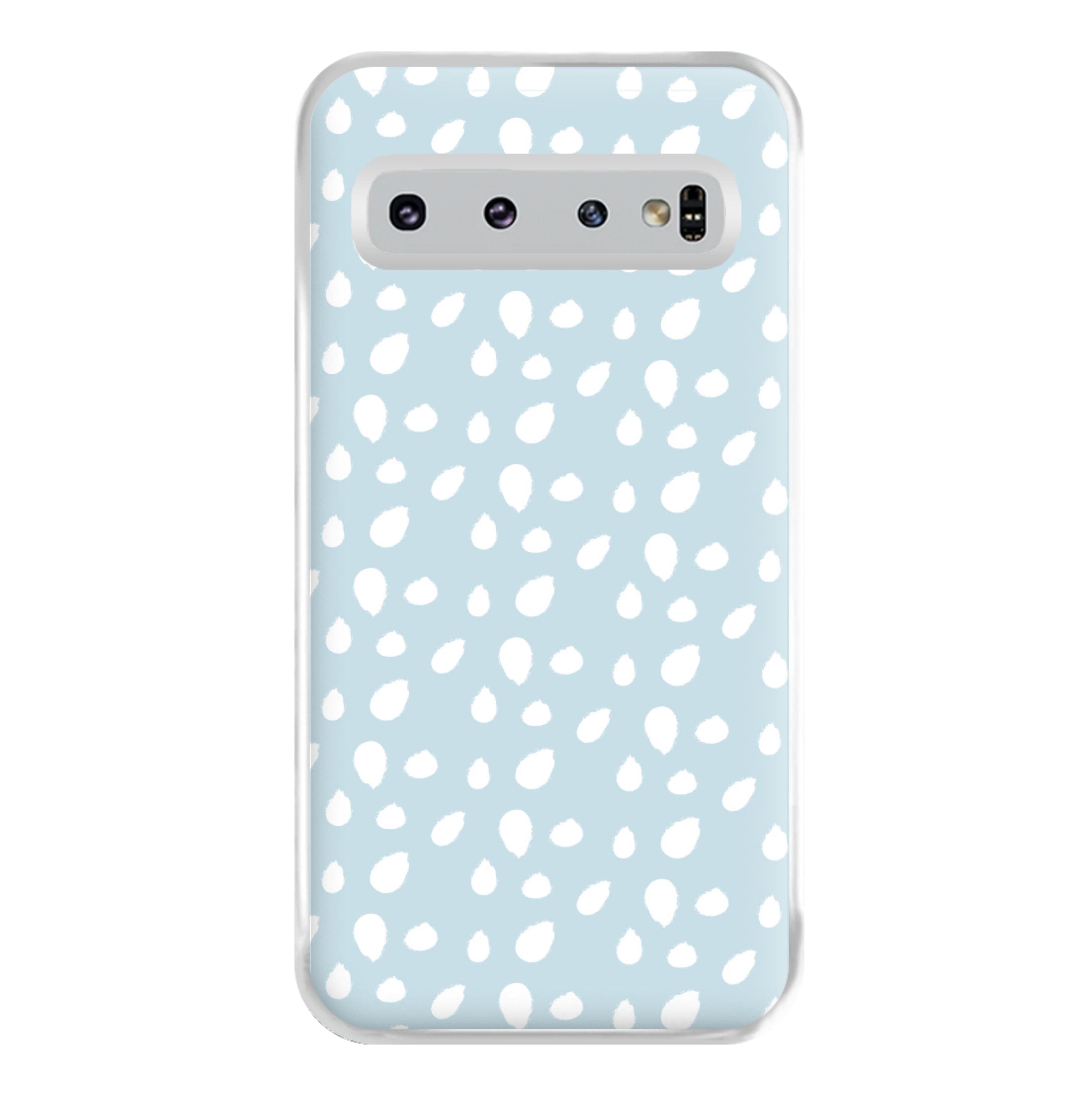 Pastel Blue Dots Phone Case