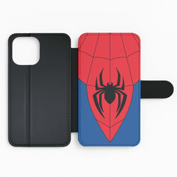 Red And Blue Spider Costume Flip Phone Case