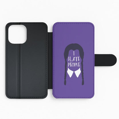 I Hate People Flip Phone Case