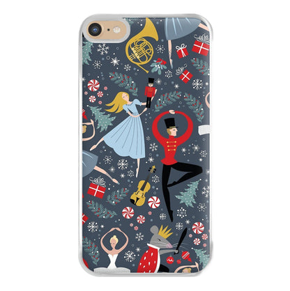 Nutcracker Ballet Pattern - Christmas Phone Case