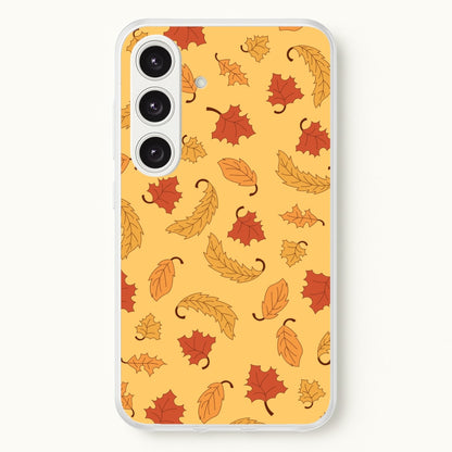 Leaves Assortment Pattern Galaxy S25 Case