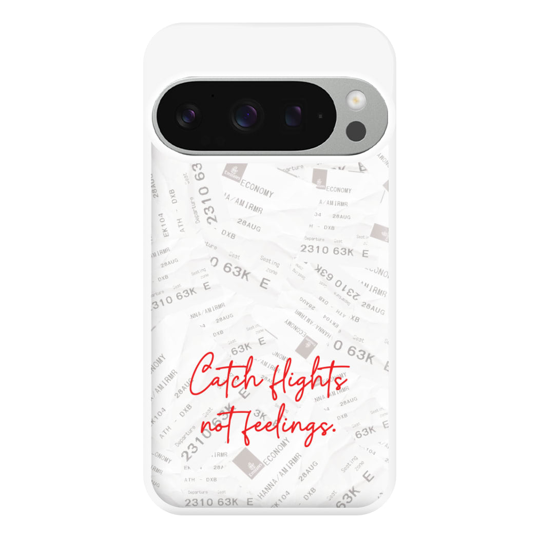 Catch Flights Not Feelings Collage Google Pixel 9 Pro XL Case