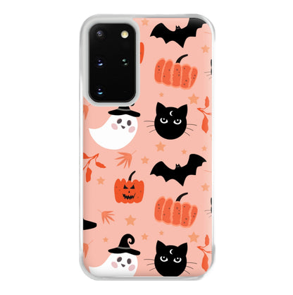 Pretty Pink Halloween Pattern Phone Case