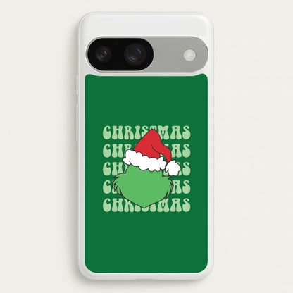 Green Creature Christmas Google Pixel 9 / 9 Pro Case