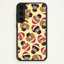 Wizards With Christmas Hats Pattern Galaxy S23 Case