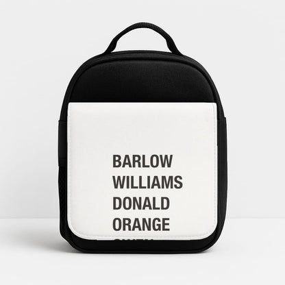 Take Band Members Names Insulated Lunch Bag