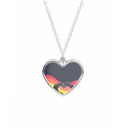 Rainbow Heart Necklace