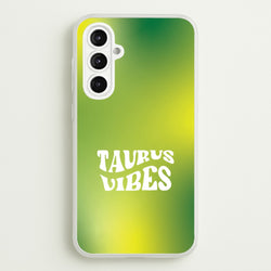 Taurus Vibes Gradient Zodiac Galaxy A16 Case