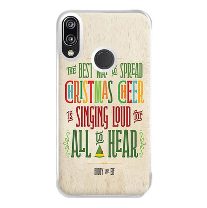 The Best Way To Spead Christmas Cheer - Elf Phone Case