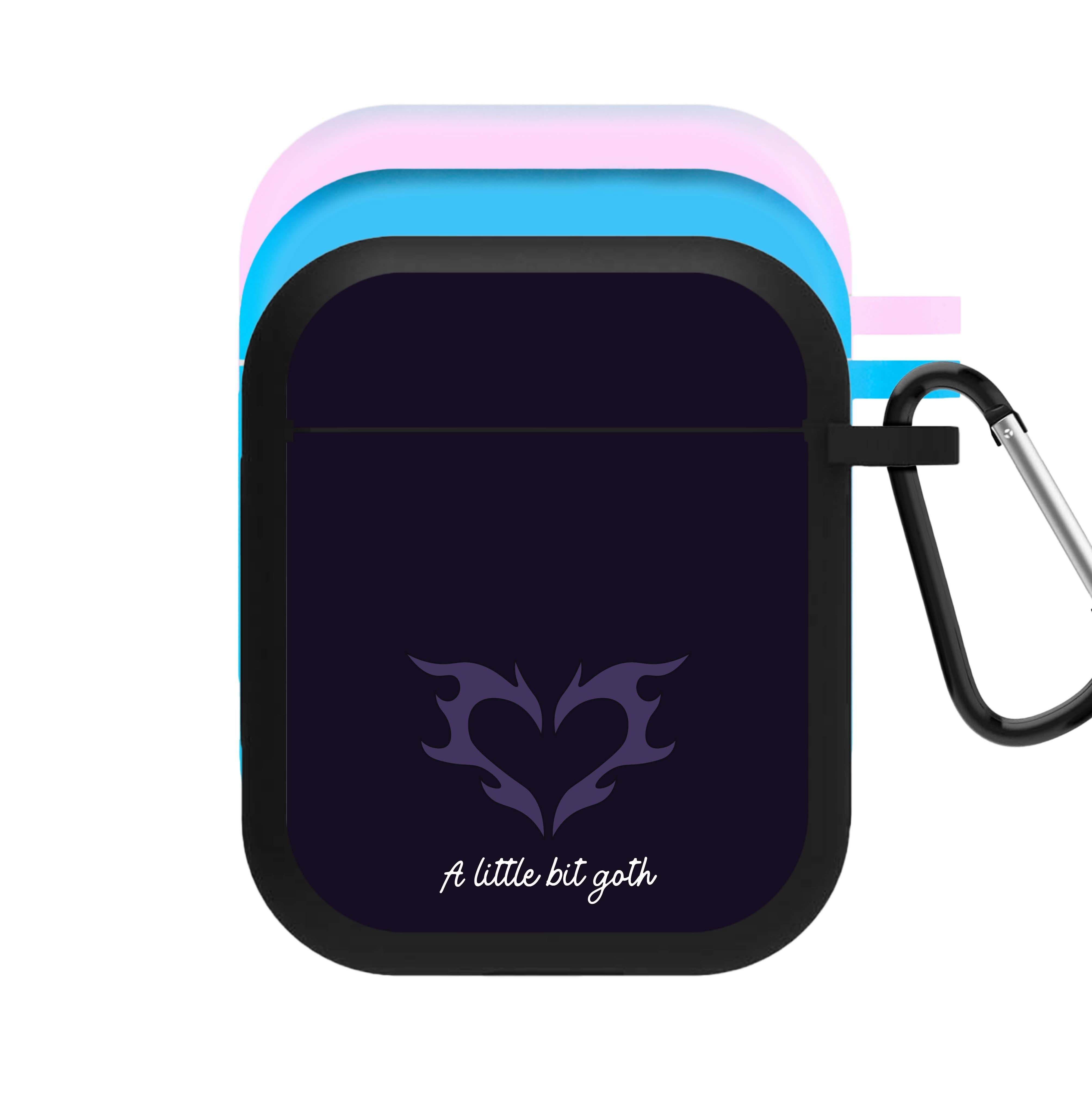 A Little Bit Goth Purple AirPods Case