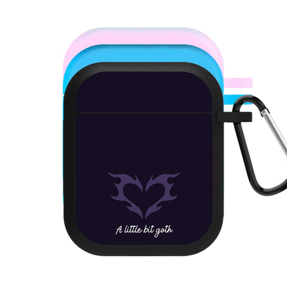 A Little Bit Goth Purple AirPods Case