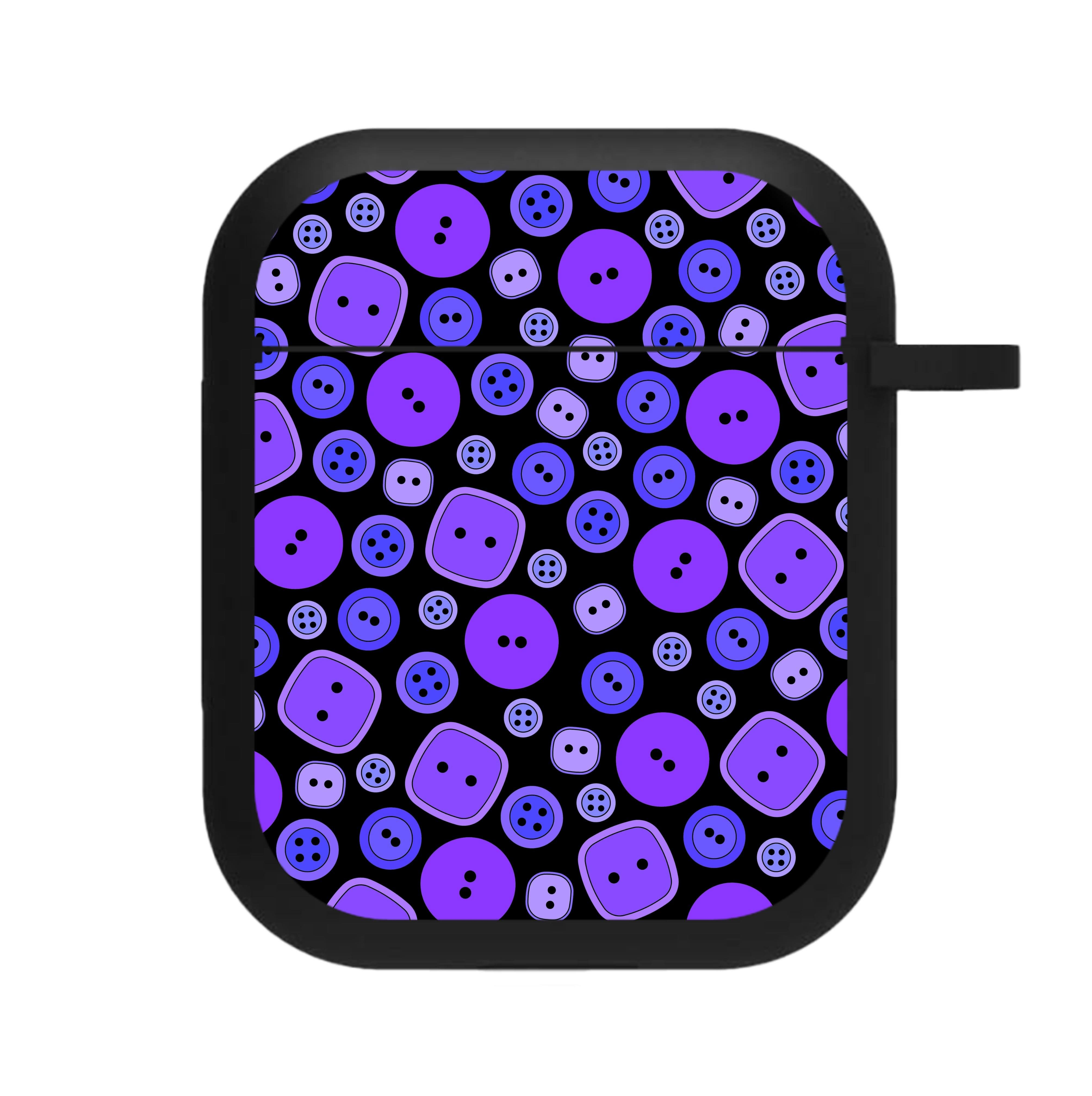 Button Pattern AirPods Case