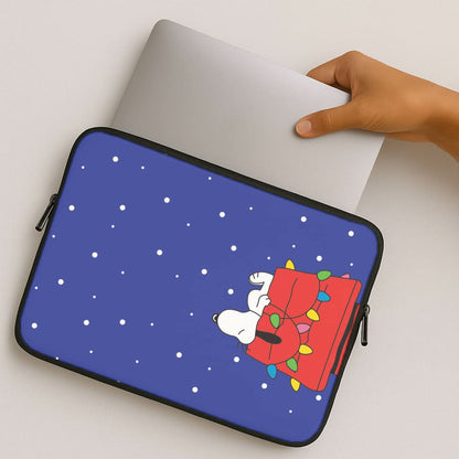 Cartoon Beagle Fairylights MacBook Cover