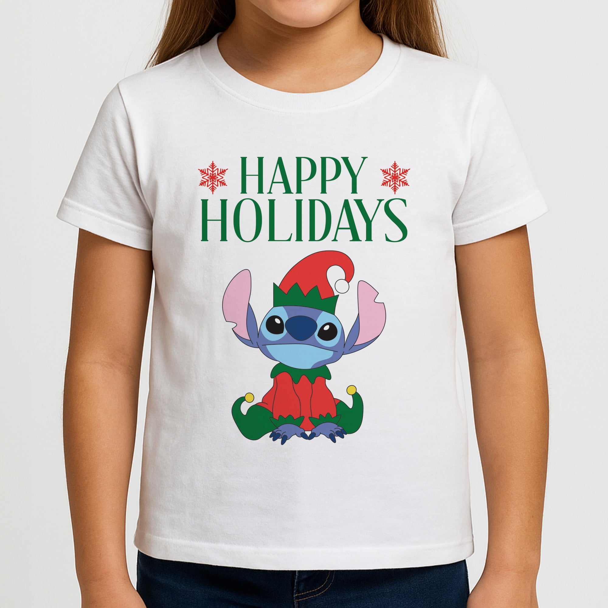 Cute Blue Alien Elf Girls T-Shirt