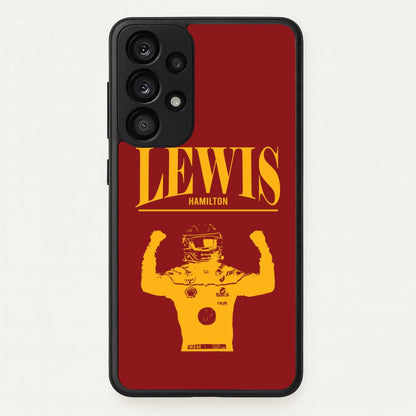 Lewis Red And Gold Galaxy A53 Case