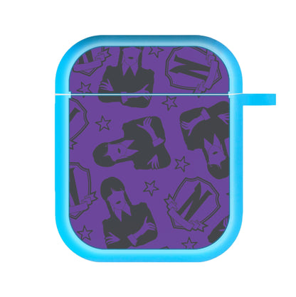 Wednesday Pattern AirPods Case
