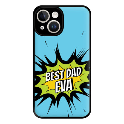 Comic Book Best Dad Eva iPhone 14 Case