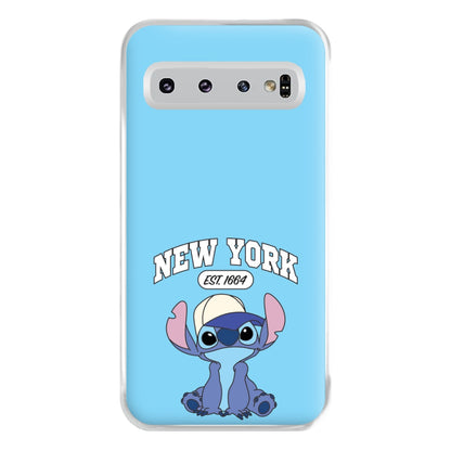 New York Blue Alien Galaxy S10 Plus Case