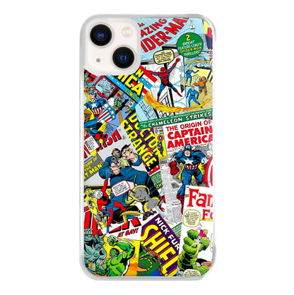 Superhero Comic Comics Pattern Phone Case