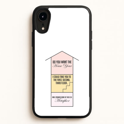 Do You Want The Tour Lyrics iPhone XR Case