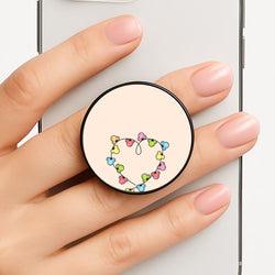 Cartoon Mouse Christmas Fairylights Heart Phone Grip