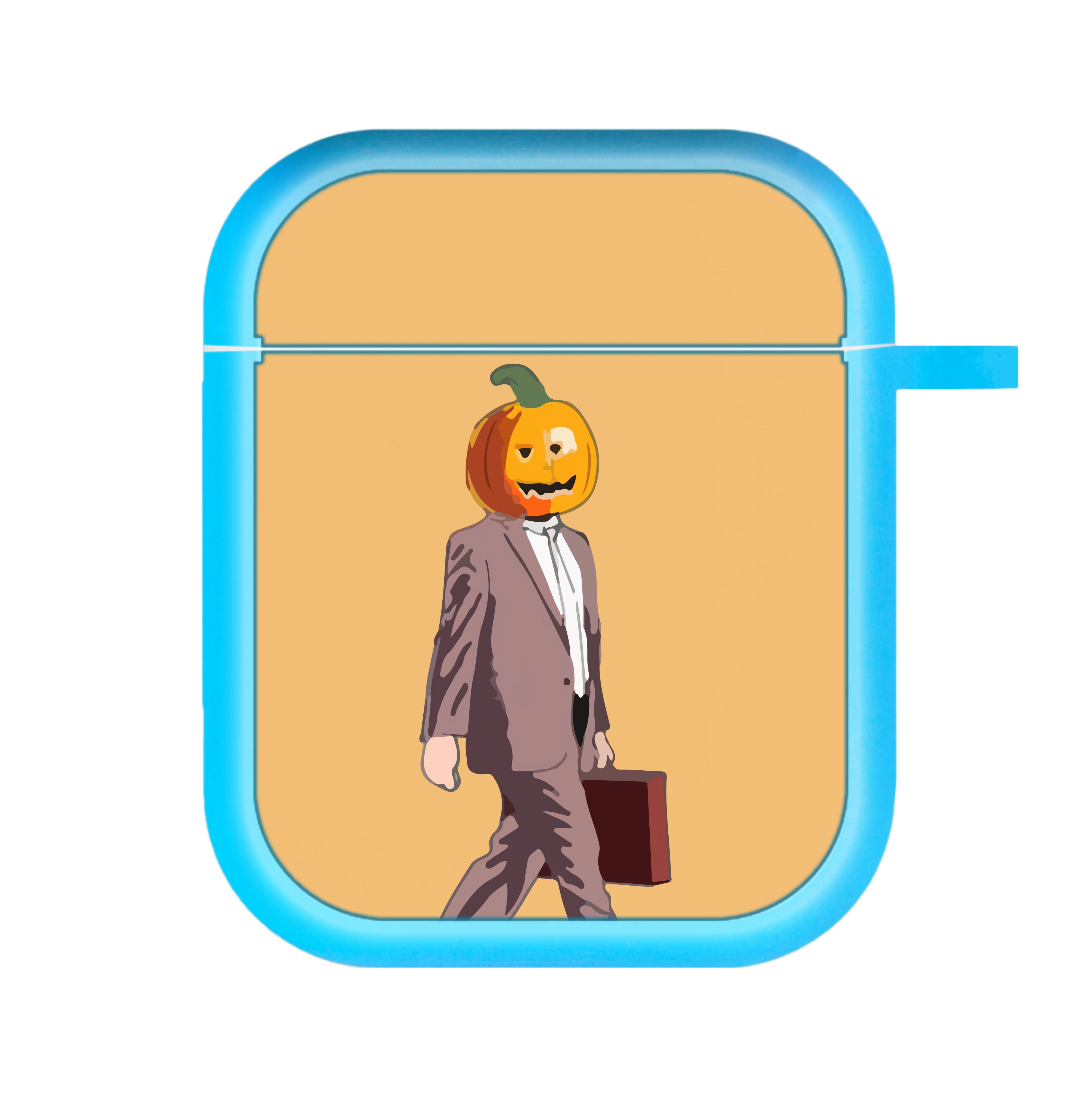 Dwight Pumpkin Head AirPods Case