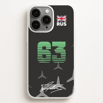 George Russel - F1 Phone Case for iPhone, Samsung Galaxy and Google Pixel