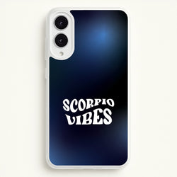 Scorpio Vibes Gradient Zodiac Galaxy S25 Edge Case