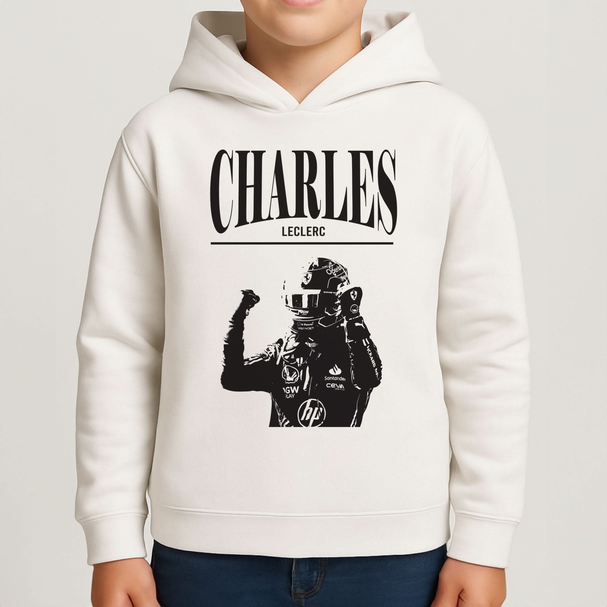 Charles Red And Gold Boys Hoodie
