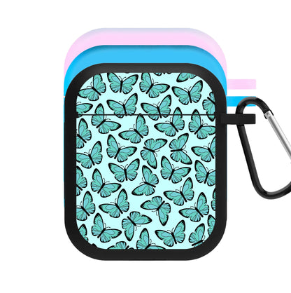 Blue Butterfly - Butterfly Patterns AirPods Case