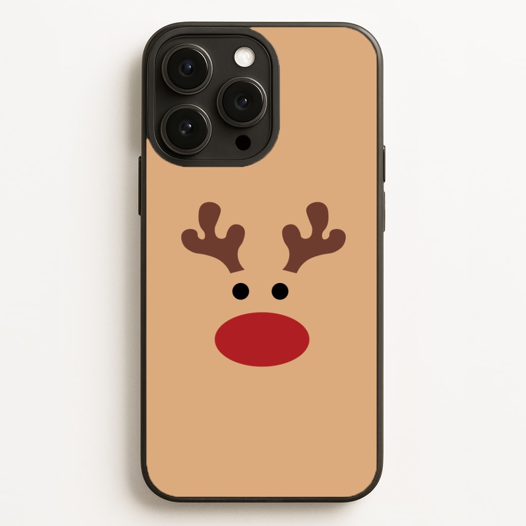 Rudolph Red Nose - Christmas Phone Case for iPhone, Samsung Galaxy and Google Pixel