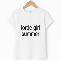 Lorde Girl Summer T-Shirt