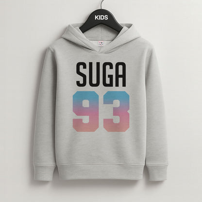 Suga 93 Grey Kids Hoodie