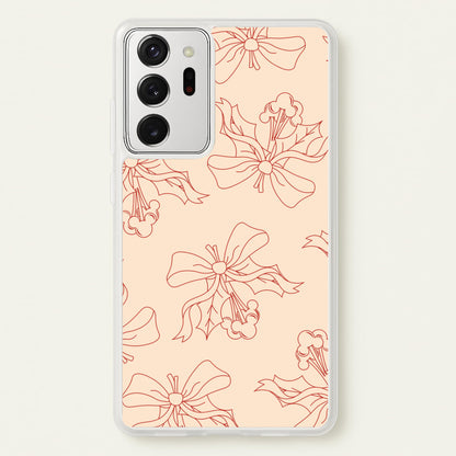 Cartoon Mouse Holly Pattern Galaxy Note 20 Ultra Case