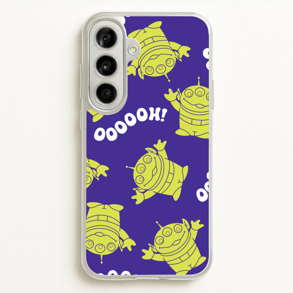 Toy Aliens Silhouette Pattern Galaxy A56 Case