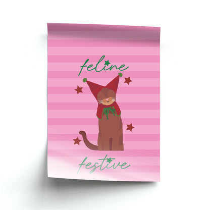 Feline Festive  Poster