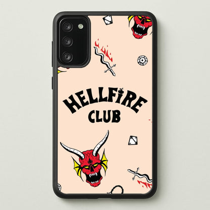 Hellfire Club Icons Collage Peach Galaxy S20 Case